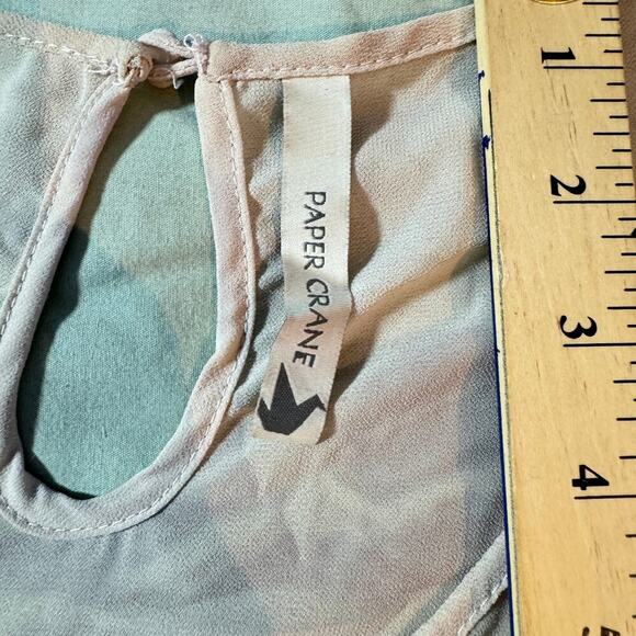 Paper Crane Anthropologie Women's sz Large Vintage Style Crop Sleeveless Beaded - Picture 4 of 10